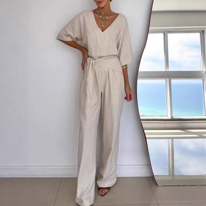 Full Length Dress with Sleeves for Spring and Summer